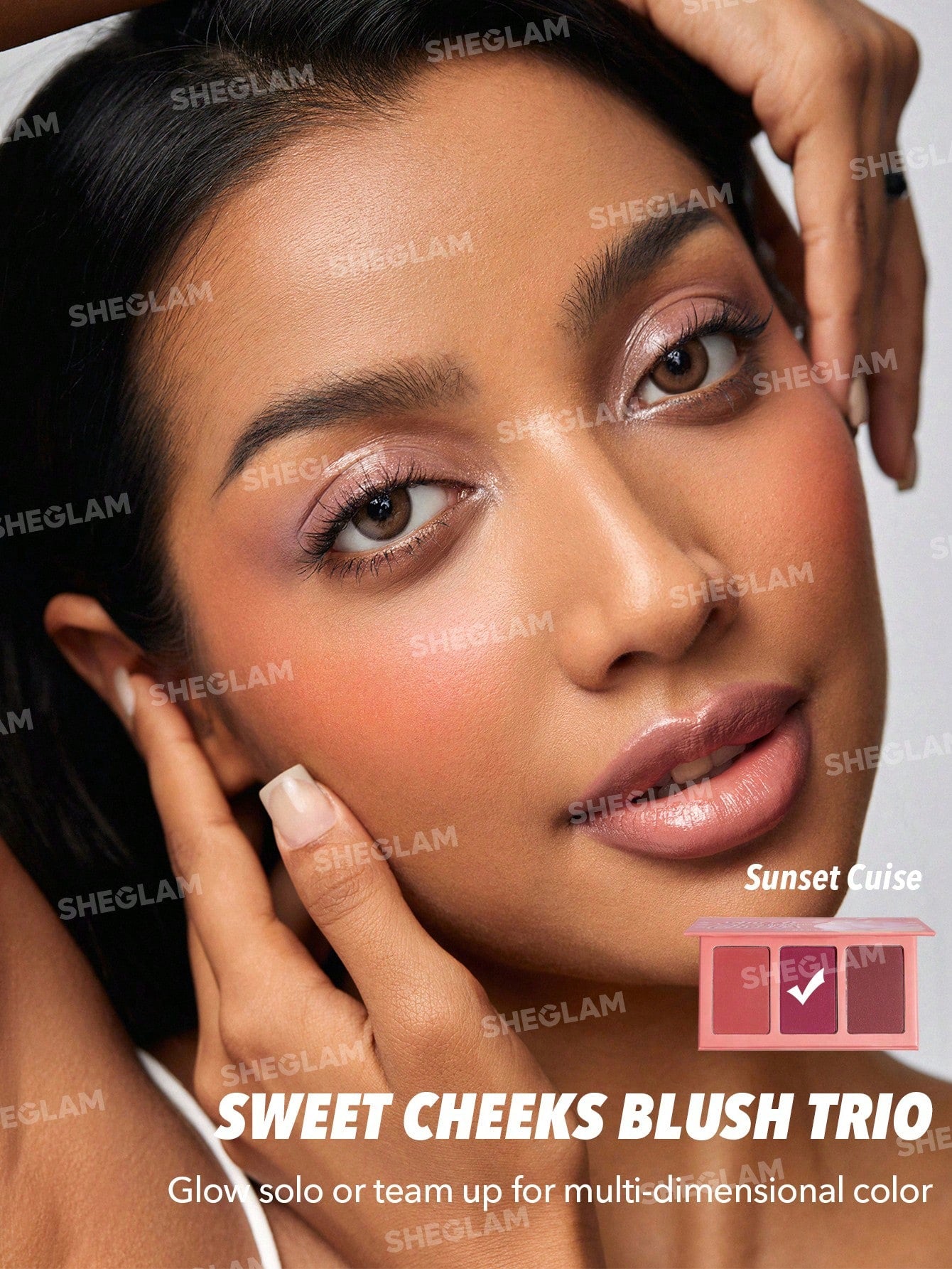 Sweet Cheeks Blush Trio - {{ Sheglam_Qatar }}