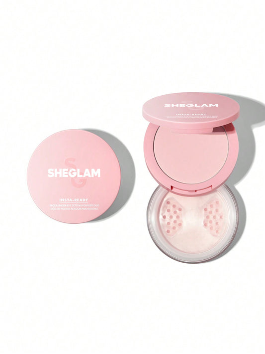 Insta-Ready Face & Under Eye Setting Powder Duo - {{ Sheglam_Qatar }}