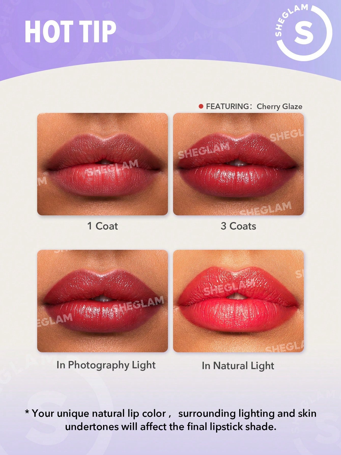 Glam 101 Sheer Tinted Lipstick & Liner Duo - {{ Sheglam_Qatar }}