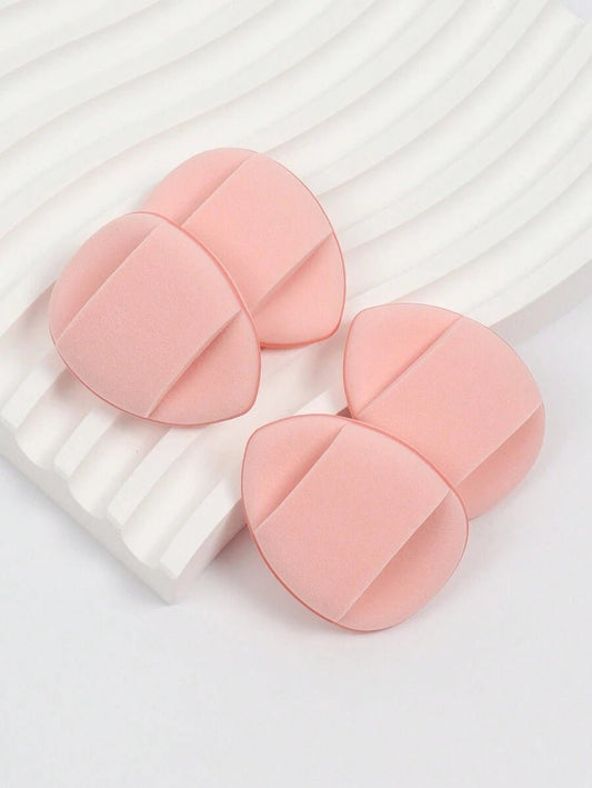 Finger Cushion Powder Puff 5pcs,With Air Cushion Powder Puff, Latex-Free Blending Sponge And Makeup Puff For Liquid Foundation, Powder, Concealer.Suitable For All Skin Types. - {{ Sheglam_Qatar }}