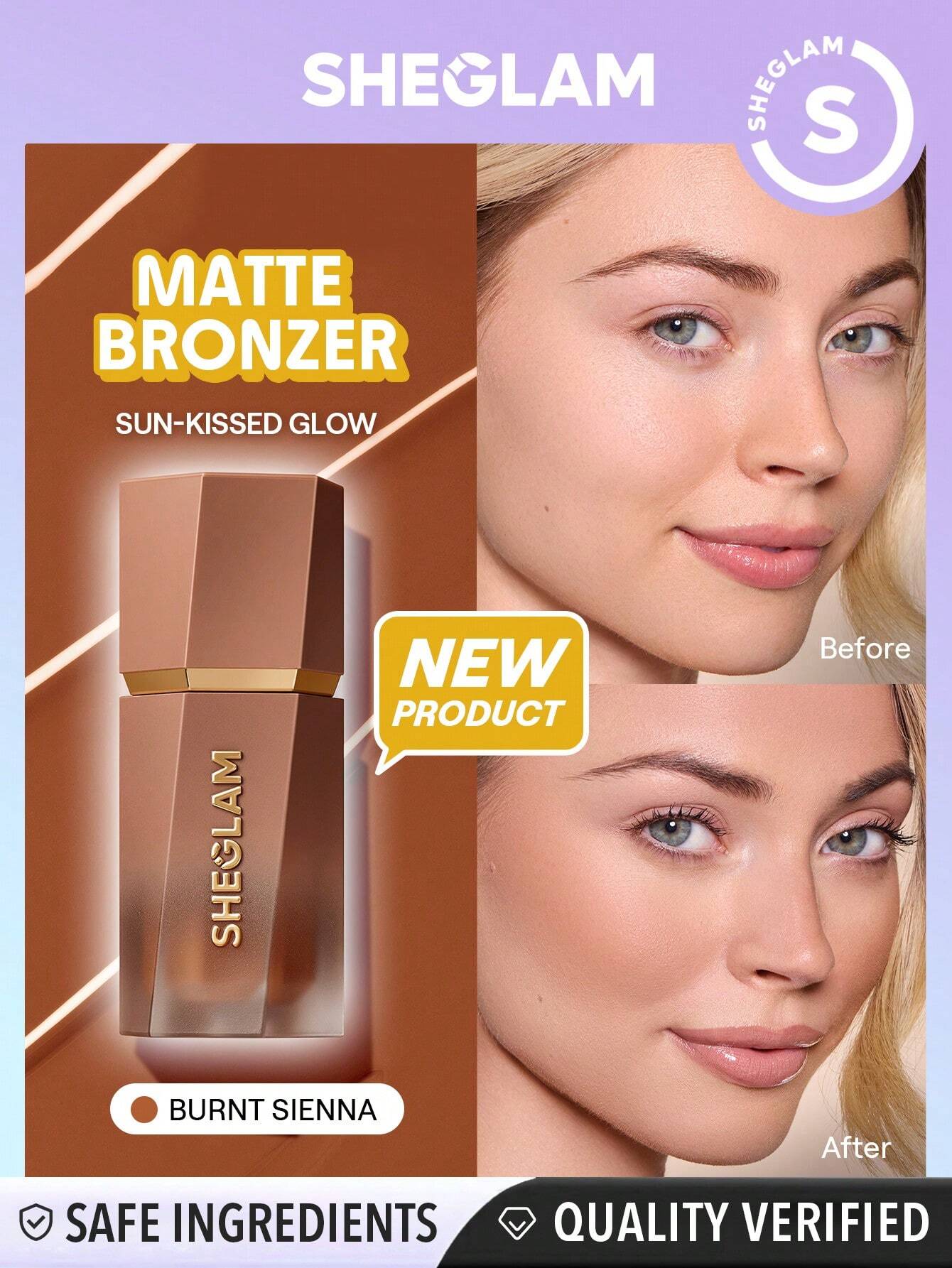 Sun Beam Matte Liquid Bronzer - {{ Sheglam_Qatar }}