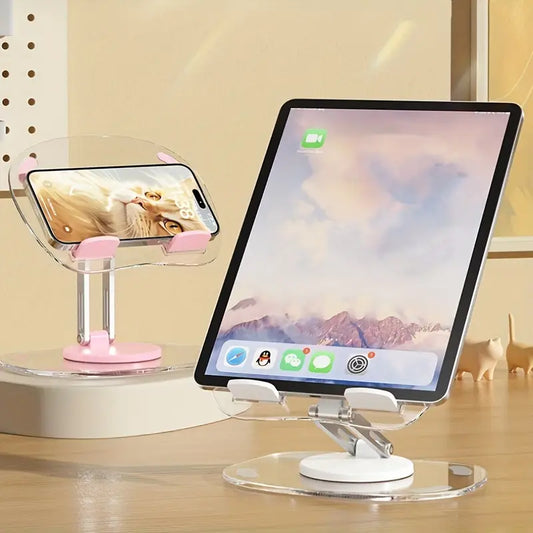 Adjustable Height 360° Rotating Tablet &amp; Phone Stand