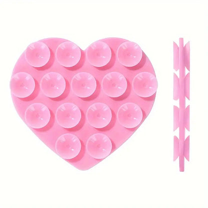 Double Sided Heart Suction For Phone - Mega Savers