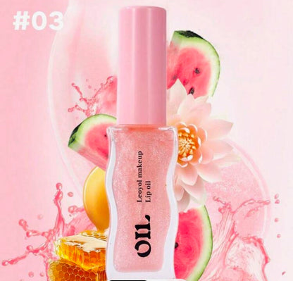 Lip Oil friut honey essence lasting moisturizing lightens lip lines lip gloss transparent pearlescent lip glaze - {{ Sheglam_Qatar }}