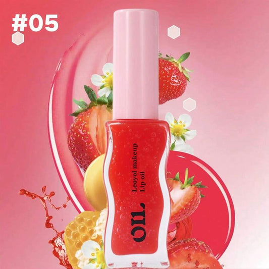 Lip Oil friut honey essence lasting moisturizing lightens lip lines lip gloss transparent pearlescent lip glaze - {{ Sheglam_Qatar }}